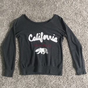 Gray 'California' Sweatshirt